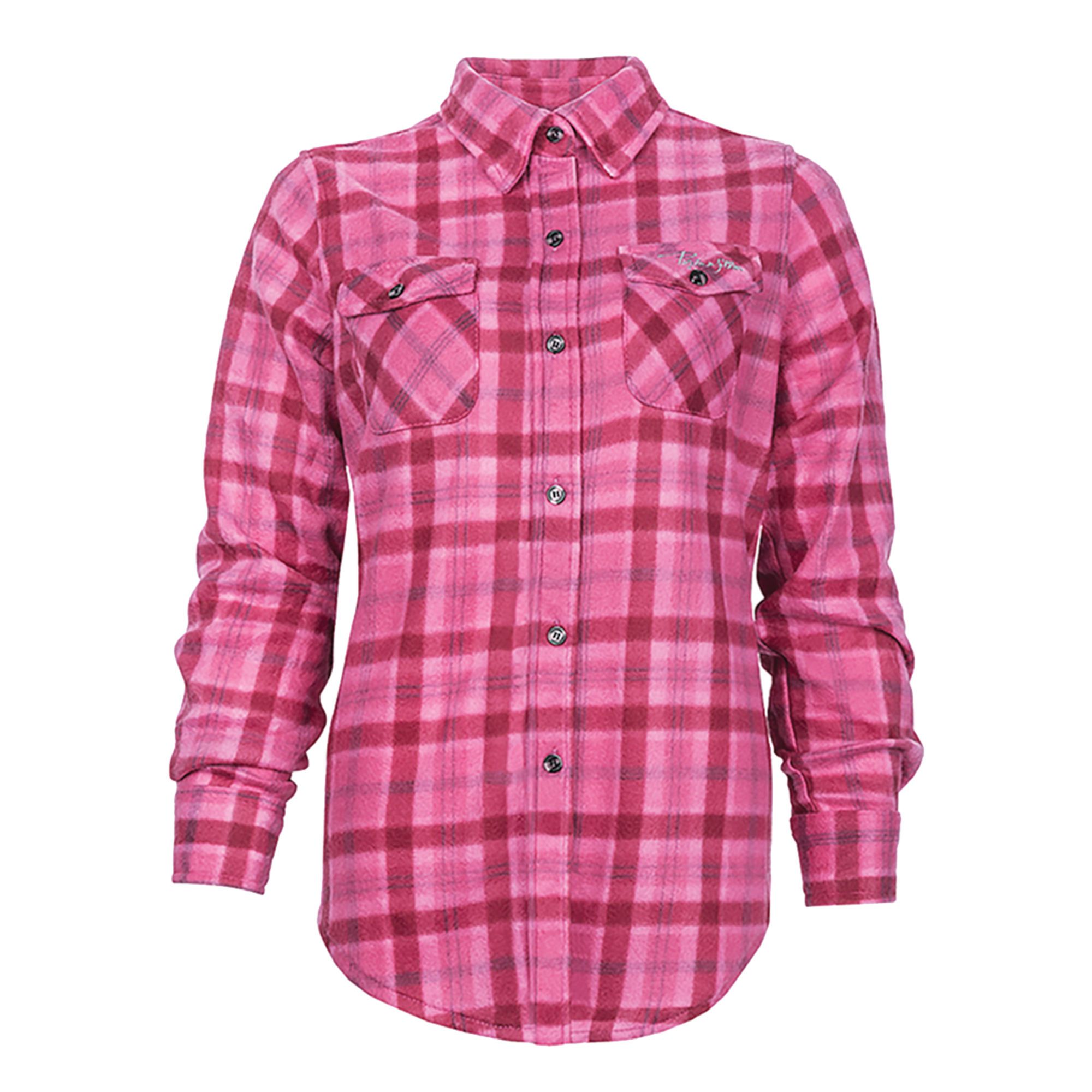 Chemise polar à carreaux framboise grandeur X grand de PILOTE ET