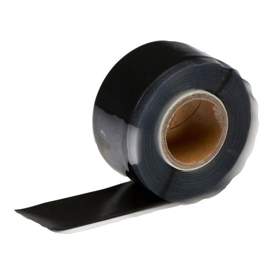 ABSINA Ruban silicone isolant adhesif 2x 25 mm x 3 m - ruban silicone noir  - ruban adesif etanche, ruban silicone, scotch magique, ruban anti fuite,  réparation fuite plomberie : : Bricolage