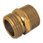 Metal Male Connector for Garden Hose 3/4"