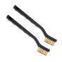 Ensemble de brosses, laiton, noir, 2/pqt