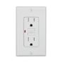 Tamper-resistant GFI receptacle