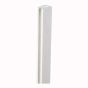 Moulure de finition en PVC, Blanc, 1 1/4" x 3/4" x 98"