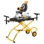 Rolling Miter Saw Stand - 8' - Black and Yellow