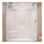 Shower - Essence - 59 3/4″ x 30" - Acrylic -White