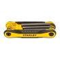 Folding metric hex key