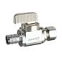 Straight ball valve