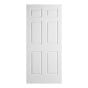 Interior Door with 6 Panels - White