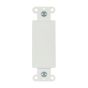 Decorative insert plate cover - White