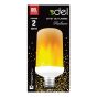 LED Lightbulb - Flame Effect - Warm White - 2 W