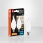 Lightbulb - LED Filament - Type C - Soft White - Candelabra - Frosted - 5.5 W