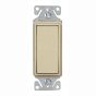 Single Pole Decorative Switch - 15 A - Ivory - 1/Pkg