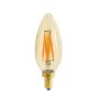 Lightbulb - LED - Type C - Smoked - E12 - 3.5 W - 4/Pack