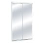 Sliding mirror door