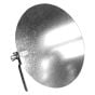 Galvanized damper with key