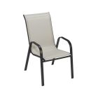 Chaise empilable Sling, 55 x 93 x 55 cm, gris