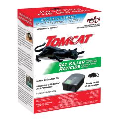 Rat killer disposable bait station from TOMCAT