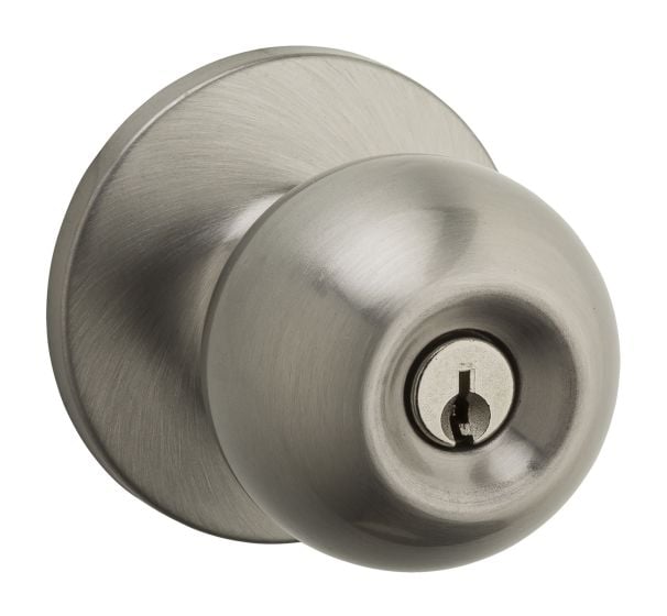 Knob - Regina - Outdoor - Entry - Satin Nickel