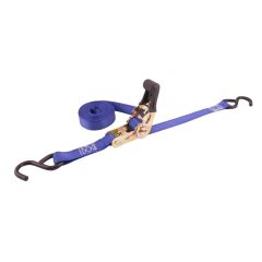 Ratcheting Tie-Down - 1" x 15' - 1200 lb - Blue - 2/Pkg