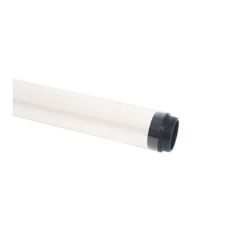 Tube protecteur pour fluorescent, polycarbonate, 48", T8, transparent