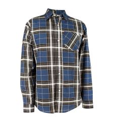 Flannel Shirt - Blue - Size Medium