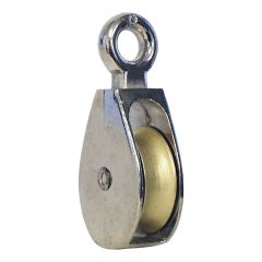 Fixed pulley for rope - 3/4"