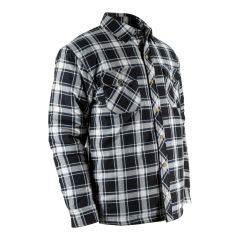 Quilted Flannel Shirt - Multicolors - Size X-large