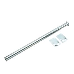 Adjustable Closet Rod with Separated Ends - Zinc - 30"-48"