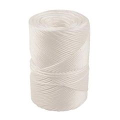 Synthetic twine for large square bale - white