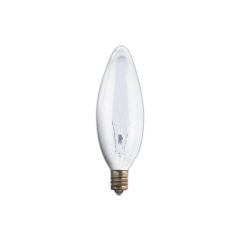 Incandescent Lightbulb - B10 - Chandelier - Clear - Soft White - 25 W - 2/Pack
