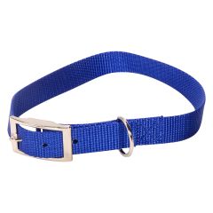 Single Dog Collar - Blue - 1" x 24"
