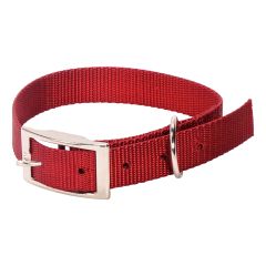 Single Dog Collar - Red - 1" x 20"