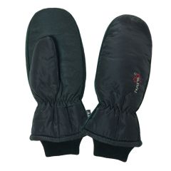 Lined Mittens - Black - Size Large