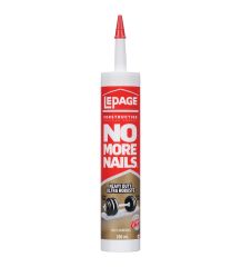 Adhésif de construction Ultra-robuste No More Nails, blanc, 266 ml