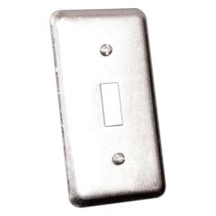 Plaque d'interrupteur en métal, 2 1/2" x 4" x 1 7/8", série 2020