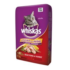 Meaty Selections Cat Food - with Real Chicken - 9.1 kg