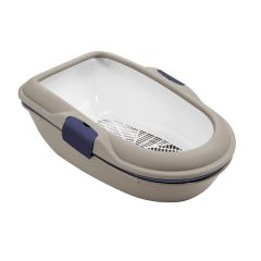 Litter Tray with Cleaning Sieve - 39 cm x 59 cm x 22 cm