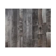 Panneau décoratif, bois de grange, Oka, gris, 4' x 8'