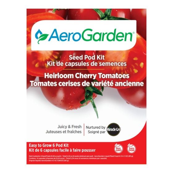 Ensemble de capsules de semences, Tomates cerises de variété ancienne, 6/pqt