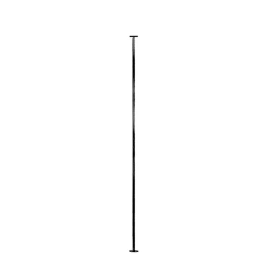 Stair Baluster - Wrought Iron - Square - 3/8" x 36" - Matte Black