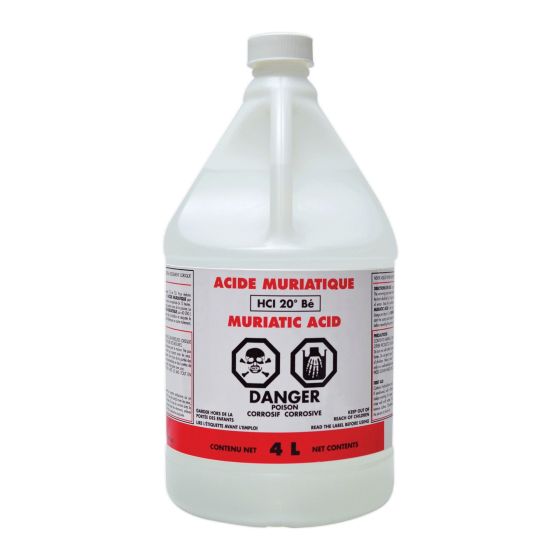 Acide muriatique, 4 l