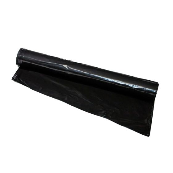 Polyethylene Film - Heavy - Black - 120'' x 100' - "W" Fold - Covers 1000 sq. ft.