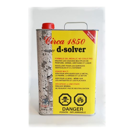 Décapant en pâte Super D-Solver, 3,78 l