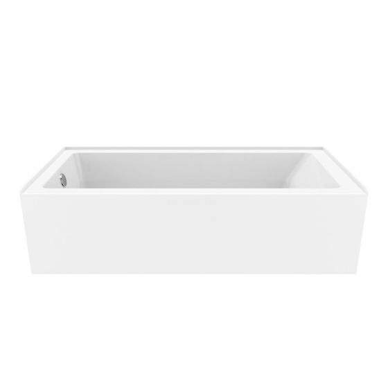 Alcove Bathtub - Emra - 30" x 60" x 15" - Acrylic - Left-Hand Outlet