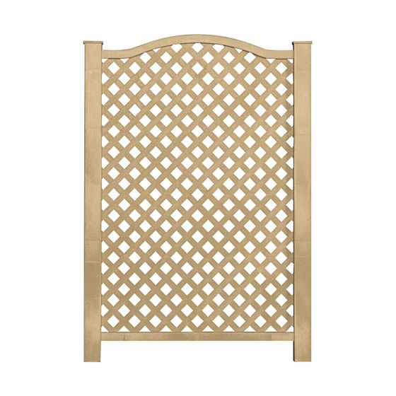 Utility Lattice Screen - Wicker - 32.29" x 45.8"