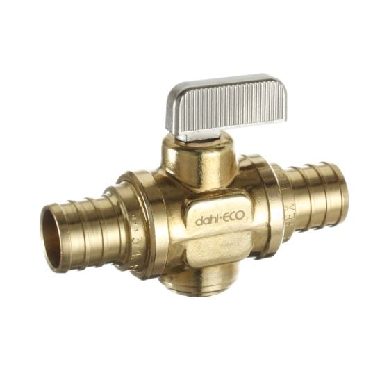 Straight ball valve