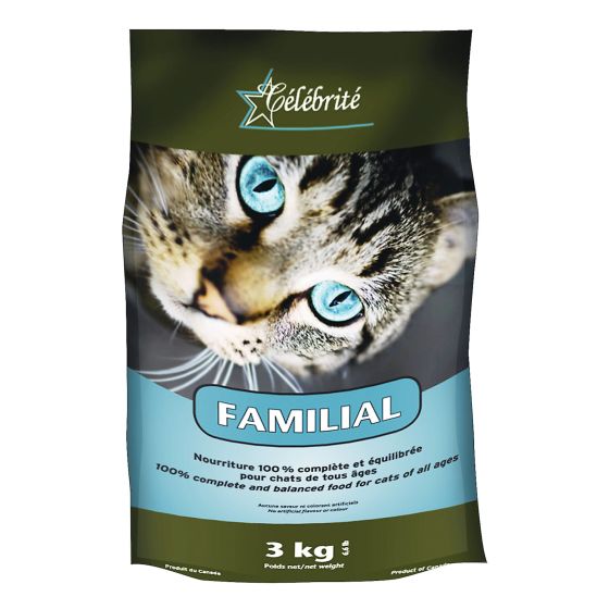 Nourriture pour chat familial