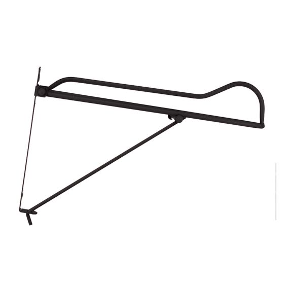 Folding saddle rack