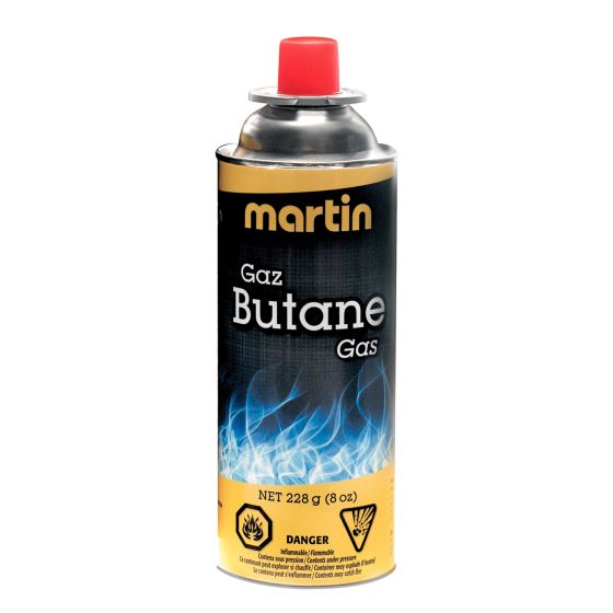 Cartouche butane VT-8, 4/pqt, 8 oz