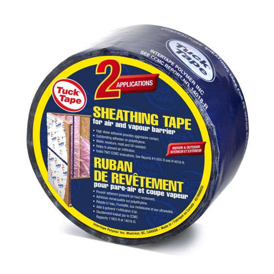 Vapor barrier sheathing tape