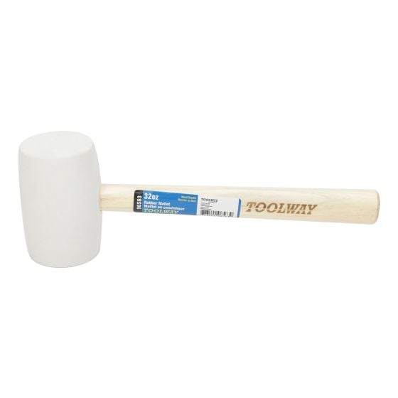 Maillet en caoutchouc, blanc, 32 oz